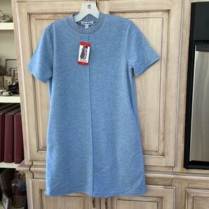 Steve Madden sweater dress blue Heather sz XS nwt